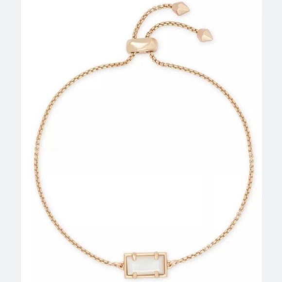 Kendra Scott Phillipa Rose Gold Mother of Pearl Bracelet - Picture 2 of 4